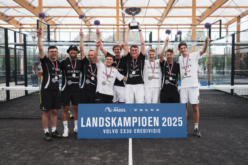Team XNRGY wint Volvo EX30 Eredivisie Padel Heren 